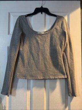 6397 Ballet Top Heather Grey